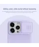 Nillkin Siliconen iPhone 15 Pro Hoesje MagSafe Camera Slider Paars