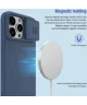 Nillkin iPhone 15 Pro Max Hoesje MagSafe Camera Slider Blauw