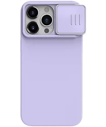 Nillkin iPhone 15 Pro Max Hoesje MagSafe Camera Slider Paars