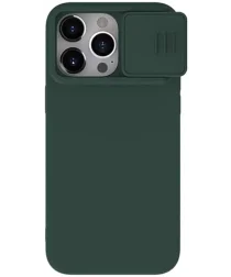 Nillkin iPhone 15 Pro Max Hoesje MagSafe Camera Slider Groen