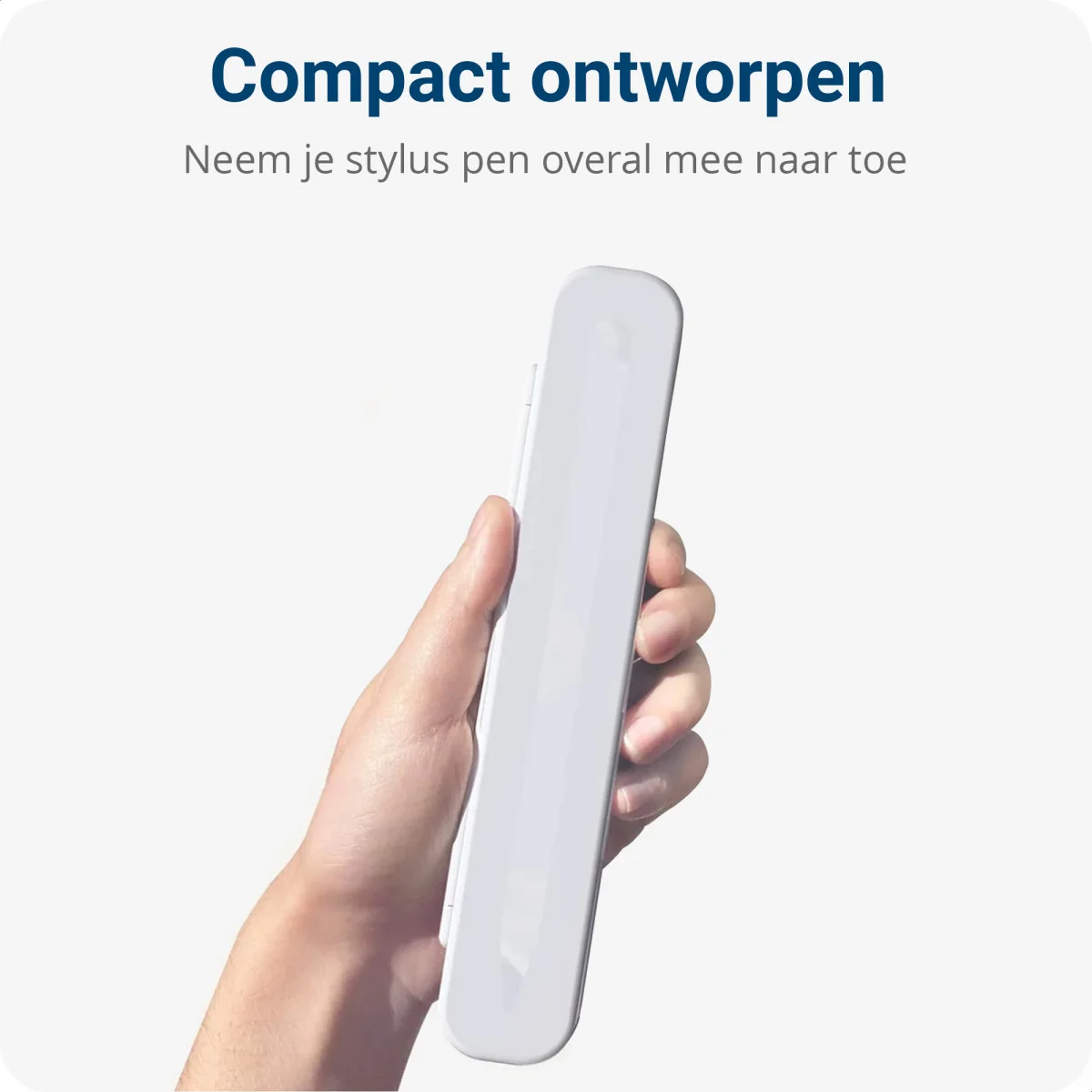 Apple Pencil (1 & 2 Generatie) Houder Hoesje Blauw afbeelding 2