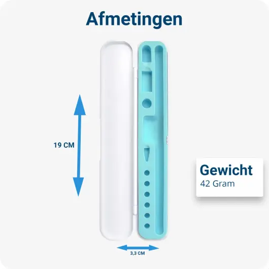 Apple Pencil (1 & 2 Generatie) Houder Hoesje Blauw afbeelding 3