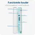 Apple Pencil (1 & 2 Generatie) Houder Hoesje Blauw afbeelding 4