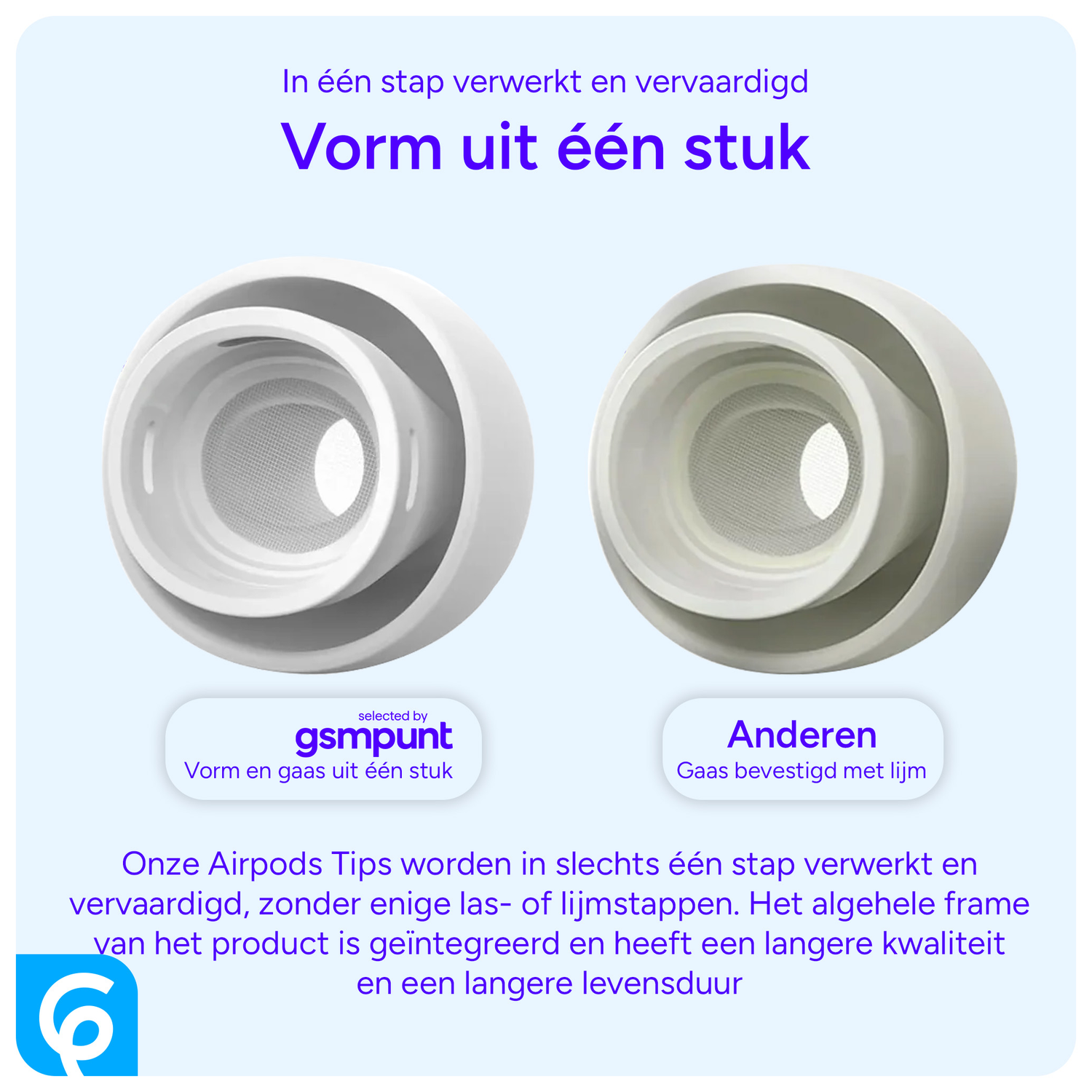 3 Pack AirPods Pro (1e & 2e Generatie) Siliconen Dopjes Tips Medium afbeelding 5