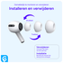 3 Pack AirPods Pro (1e & 2e Generatie) Siliconen Dopjes Tips Medium afbeelding 4