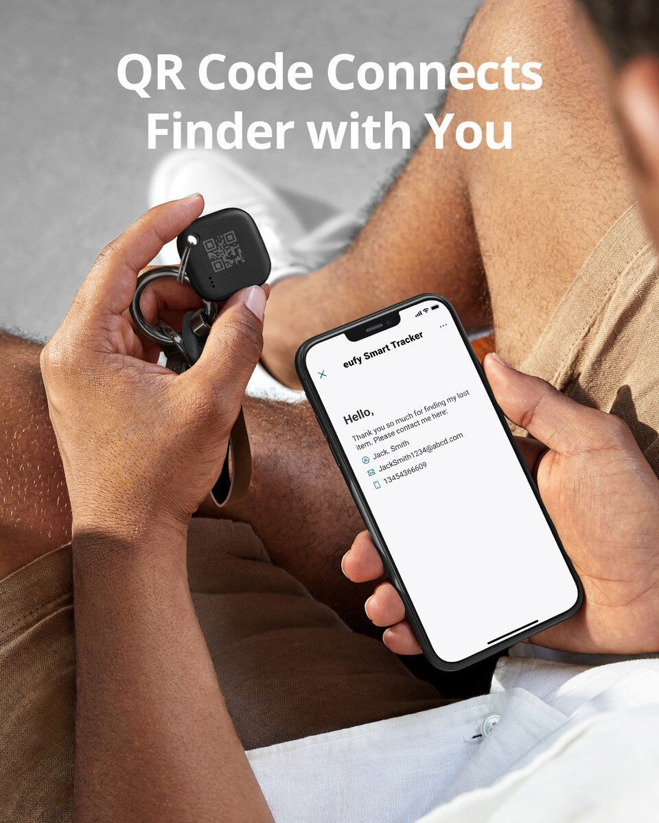 Anker Eufy Smart Tracker Link met Apple Zoek Mijn-app Zwart (1-Pack) afbeelding 5