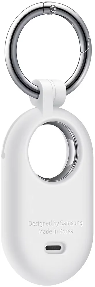 Origineel Samsung Galaxy SmartTag 2 Hoesje Siliconen Case Wit afbeelding 3