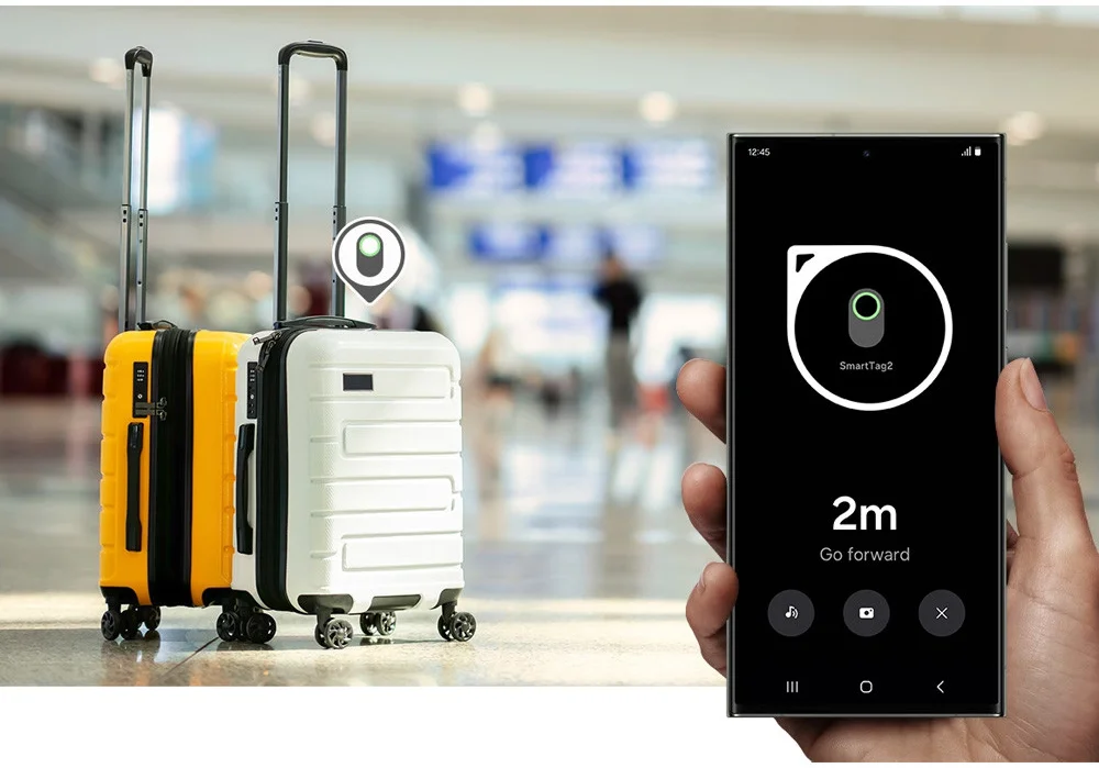 Origineel Samsung Galaxy SmartTag 2 Bluetooth Tracker 1-Pack Zwart afbeelding 4