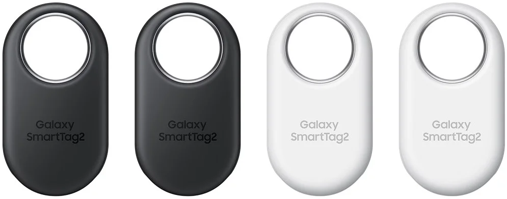 Origineel Samsung Galaxy SmartTag 2 Bluetooth Tracker 4-Pack Zwart/Wit afbeelding 2