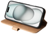 Rosso Elite iPhone 15 Hoesje MagSafe Book Case Echt Leer Lichtbruin afbeelding 8