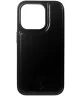 Rosso Elite iPhone 15 Pro Hoesje MagSafe Book Case Leer Zwart