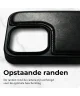 Rosso Elite iPhone 15 Pro Hoesje MagSafe Book Case Leer Zwart