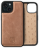 Rosso Elite iPhone 14 Hoesje MagSafe Book Case Echt Leer Lichtbruin afbeelding 10