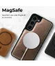Rosso Elite Samsung Galaxy S23 Hoesje MagSafe Book Case Bruin