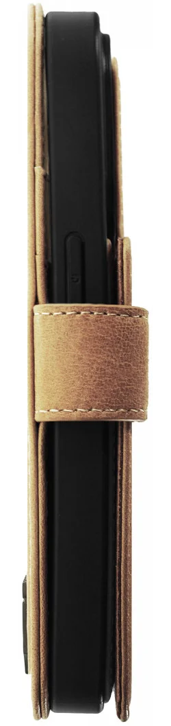 Rosso Elite Samsung Galaxy S23 Hoesje MagSafe Book Case Lichtbruin afbeelding 18