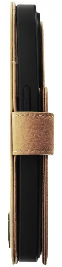 Rosso Elite Samsung Galaxy S23 Hoesje MagSafe Book Case Lichtbruin afbeelding 18