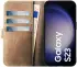 Rosso Elite Samsung Galaxy S23 Hoesje MagSafe Book Case Lichtbruin afbeelding 4
