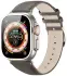 Dux Ducis - YS Leren Apple Watch Bandje - 38MM/40MM/41MM/42MM - Grijs afbeelding 1