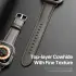 Dux Ducis - YS Leren Apple Watch Bandje - 38MM/40MM/41MM/42MM - Grijs afbeelding 4
