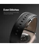 Dux Ducis YS - Leren Apple Watch Bandje - 42MM/44MM/45MM/49MM - Zwart