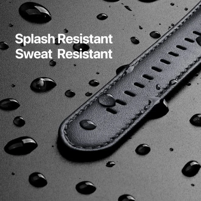 Dux Ducis YS - Leren Apple Watch Bandje - 42MM/44MM/45MM/46MM/49MM - Blauw afbeelding 5