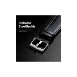 Dux Ducis YS - Leren Apple Watch Bandje - 42MM/44MM/45MM/46MM/49MM - Blauw afbeelding 7