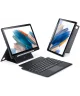 Dux Ducis Samsung Galaxy Tab A8 Hoes Bluetooth Toetsenbord Zwart