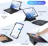 Dux Ducis Samsung Galaxy Tab S8+ / S7 FE / S7+ Toetsenbord Hoes afbeelding 7
