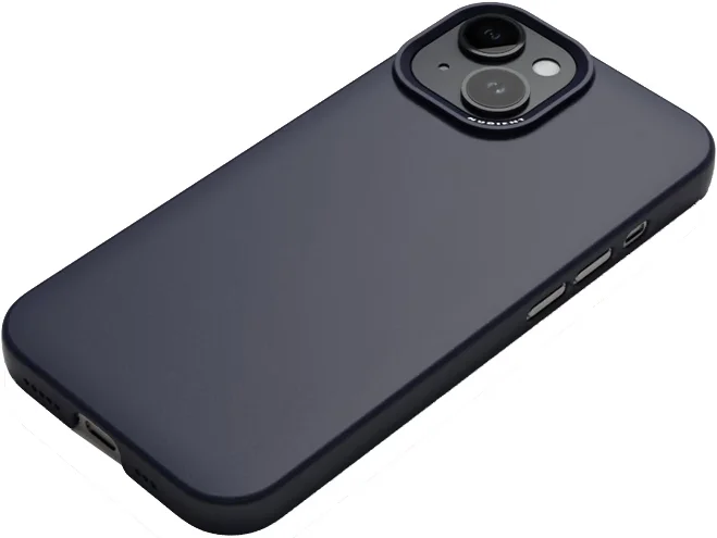 Nudient Thin Case V3 Apple iPhone 15 Hoesje MagSafe Blauw afbeelding 2