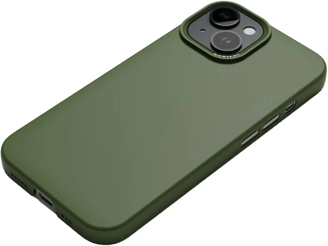 Nudient Thin Case V3 Apple iPhone 15 Hoesje MagSafe Groen afbeelding 2