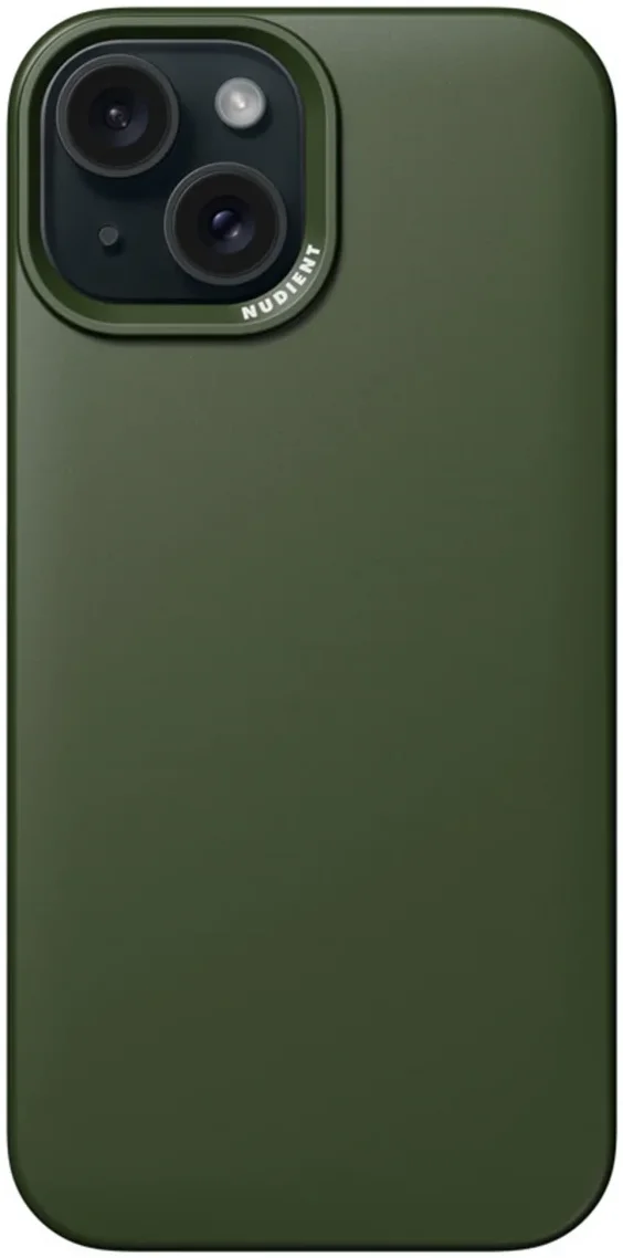 Nudient Thin Case V3 Apple iPhone 15 Plus Hoesje MagSafe Groen afbeelding 1