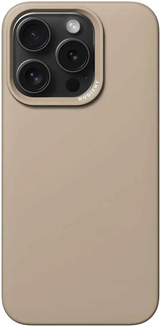 Nudient Thin Case V3 Apple iPhone 15 Pro Max Hoesje MagSafe Beige afbeelding 1