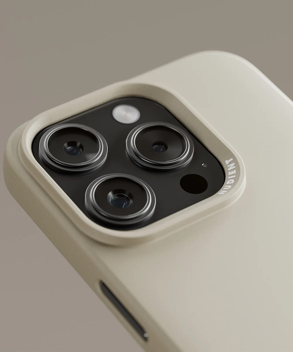 Nudient Thin Case V3 Apple iPhone 15 Pro Max Hoesje MagSafe Beige afbeelding 4