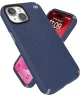 Speck Presidio2 Grip Apple iPhone 15 Hoesje MagSafe Back Cover Blauw