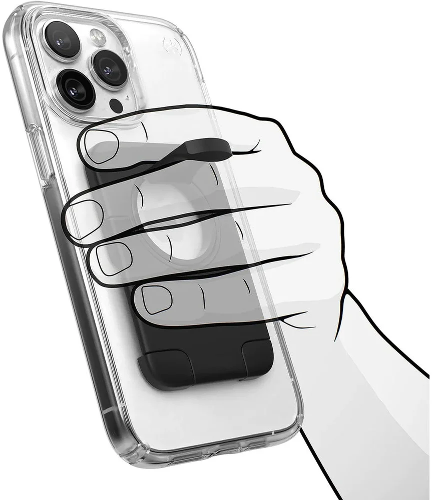 Speck ClickLock StandyGrip Standaard en Grip met MagSafe Houder Zwart afbeelding 2