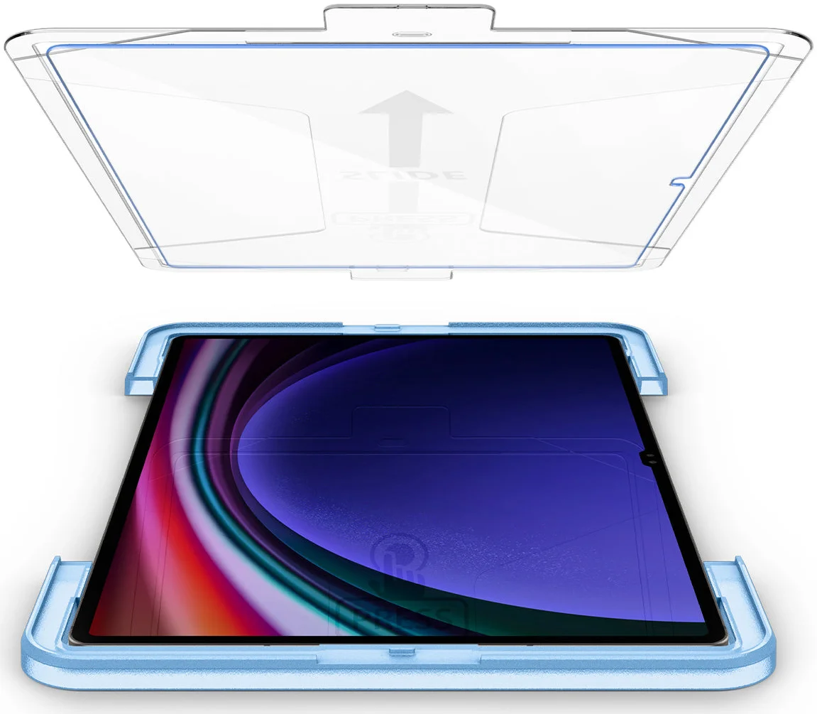 Spigen EZ Fit Glas.tR Samsung Galaxy Tab S9 Ultra Screen Protector afbeelding 12