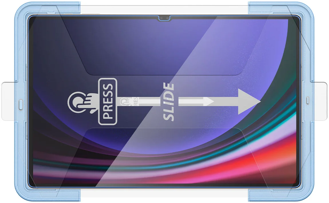 Spigen EZ Fit Glas.tR Samsung Galaxy Tab S9 Ultra Screen Protector afbeelding 13