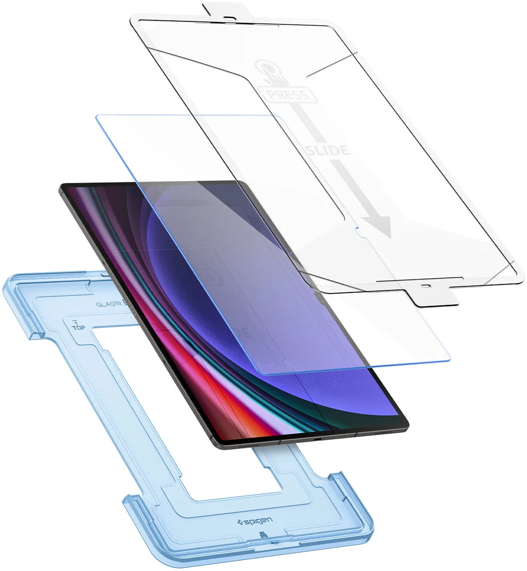 Spigen EZ Fit Glas.tR Samsung Galaxy Tab S9 Ultra Screen Protector afbeelding 2