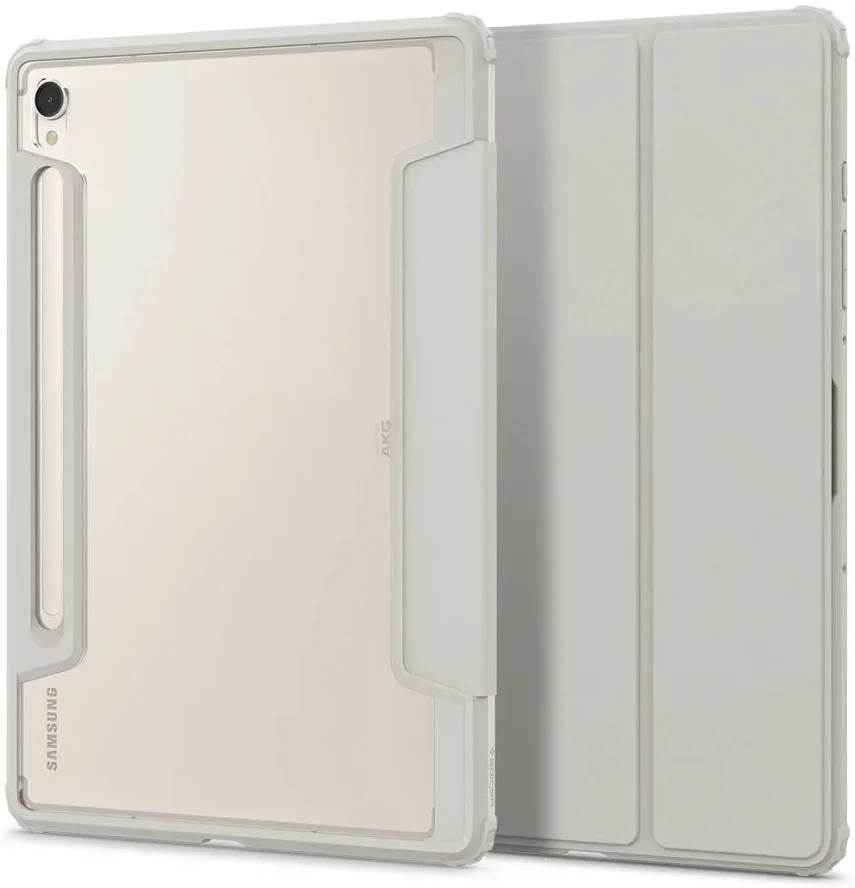 Spigen Ultra Hybrid Pro Samsung Galaxy Tab S9 Hoes Book Case Grijs afbeelding 2