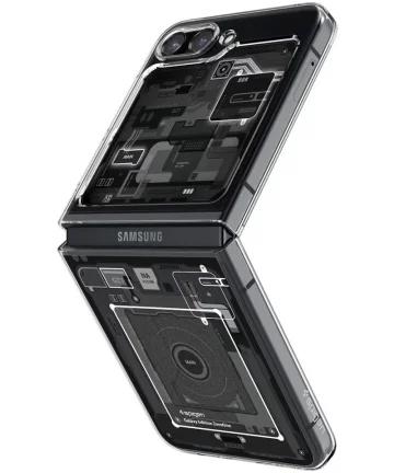 Spigen Air Skin Zero One Samsung Z Flip 5 Hoesje Transparant Hoesjes