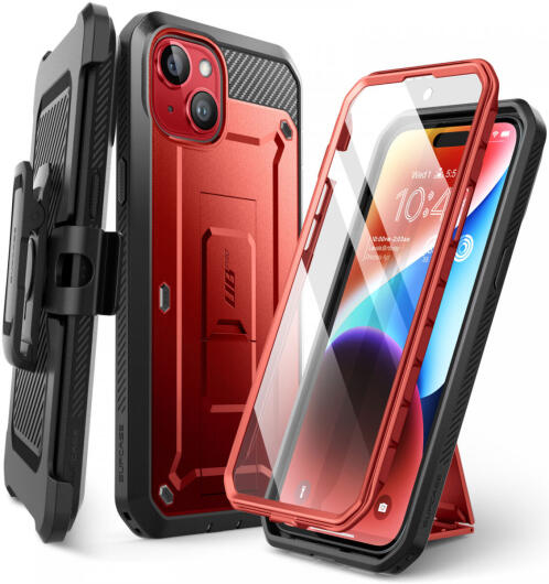 SUPCASE UB Pro Apple iPhone 15 Hoesje Full Protect Kickstand Rood afbeelding 1