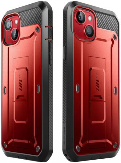 SUPCASE UB Pro Apple iPhone 15 Hoesje Full Protect Kickstand Rood afbeelding 3