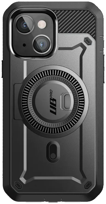 SUPCASE UB Mag Pro Apple iPhone 15 Hoesje MagSafe Stand Zwart afbeelding 2