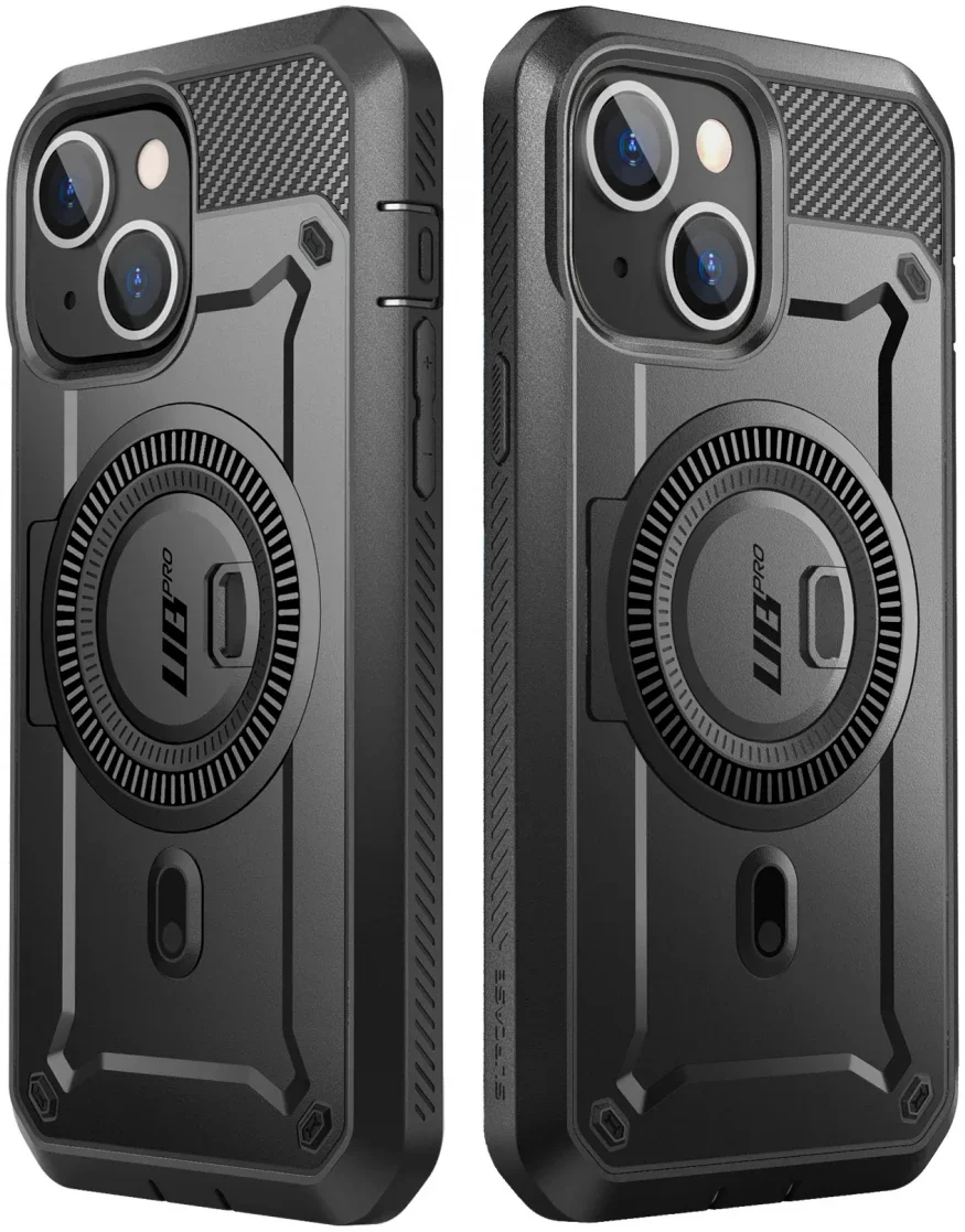 SUPCASE UB Mag Pro Apple iPhone 15 Hoesje MagSafe Stand Zwart afbeelding 9