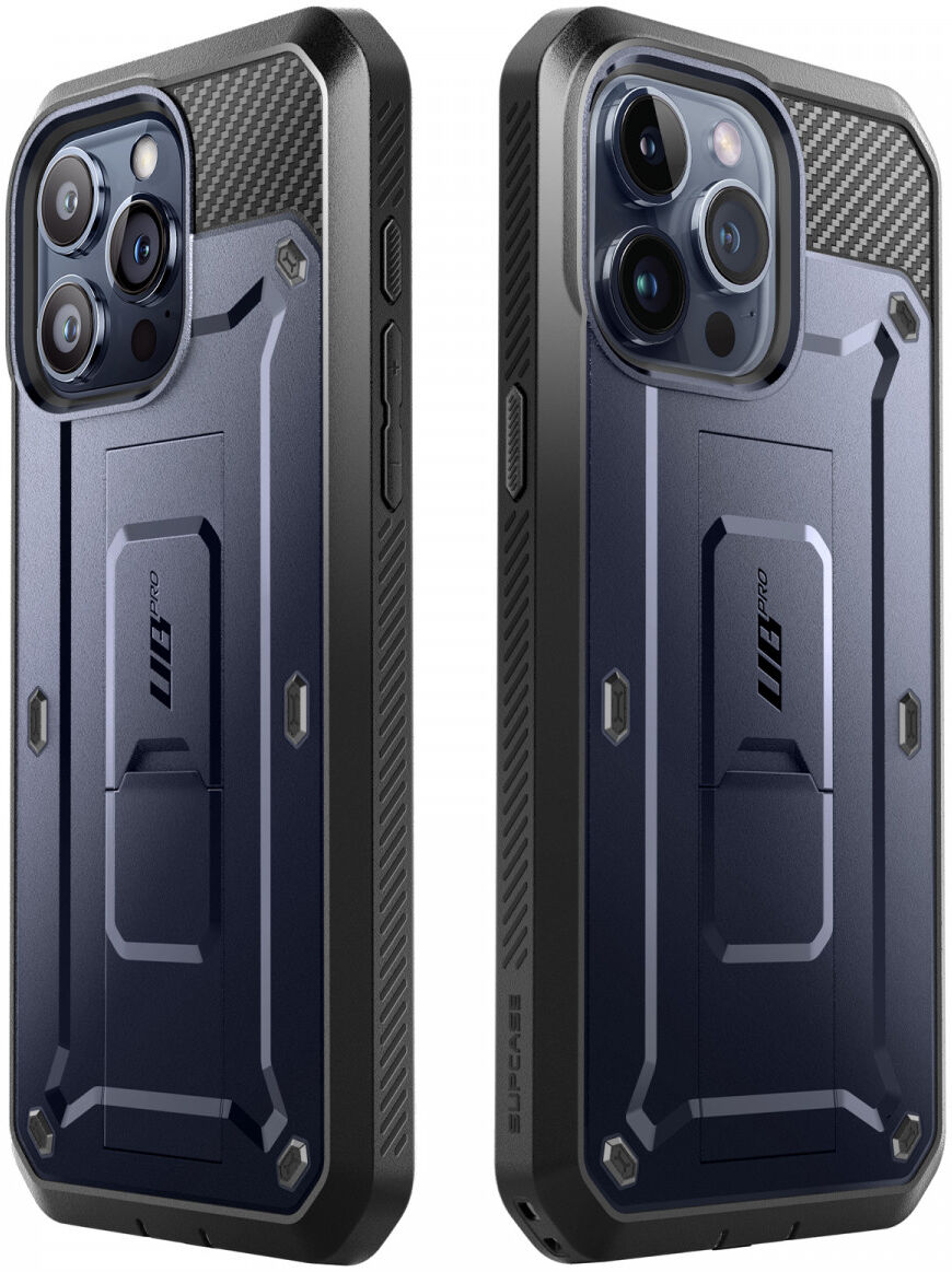 SUPCASE UB Pro Apple iPhone 15 Pro Hoesje Full Protect Kickstand Blauw afbeelding 3