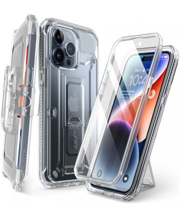 SUPCASE UB Pro Apple iPhone 15 Pro Hoesje Full Protect Kickstand Clear Hoesjes