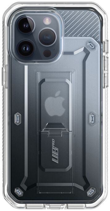 SUPCASE UB Pro Apple iPhone 15 Pro Hoesje Full Protect Kickstand Clear afbeelding 2