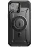 SUPCASE UB Mag Pro Apple iPhone 15 Pro Hoesje MagSafe Stand Zwart