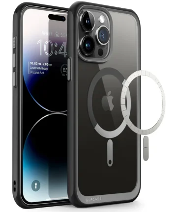 SUPCASE UB Mag Apple iPhone 15 Pro Hoesje MagSafe Back Cover Zwart Hoesjes