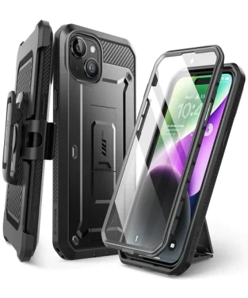 SUPCASE UB Pro Apple iPhone 15 Plus Hoesje Full Protect Zwart Hoesjes